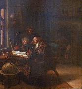 Jan Steen Scholar at his Desk oil painting reproduction